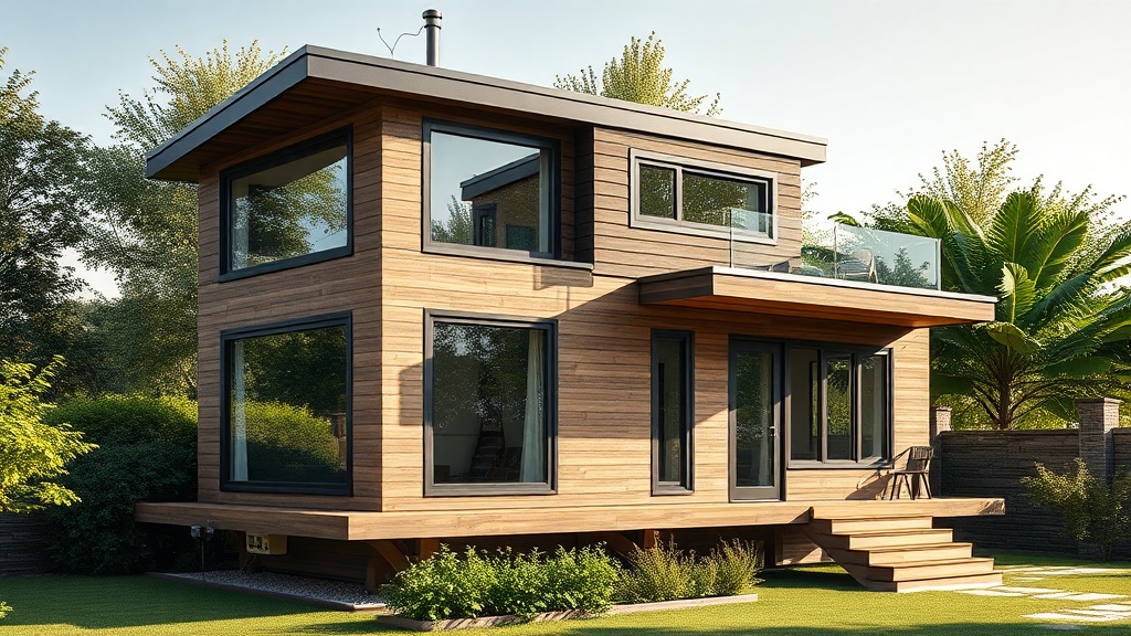 MiniEv İki Katlı Tiny House İçin Cephe Kaplama Malzemeleri: Dayanıklılık ve Estetik