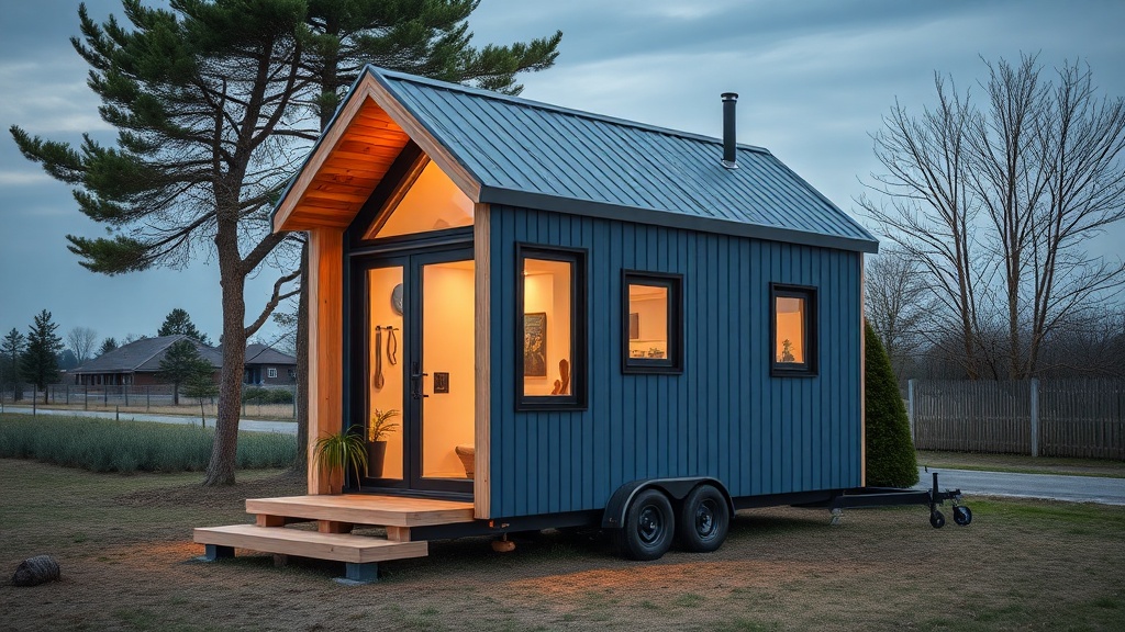 MiniEv İki Katlı Tiny House İçin Yenilenebilir Enerji Çözümleri: Güneş Panelleri ve Rüzgar Türbinleri
