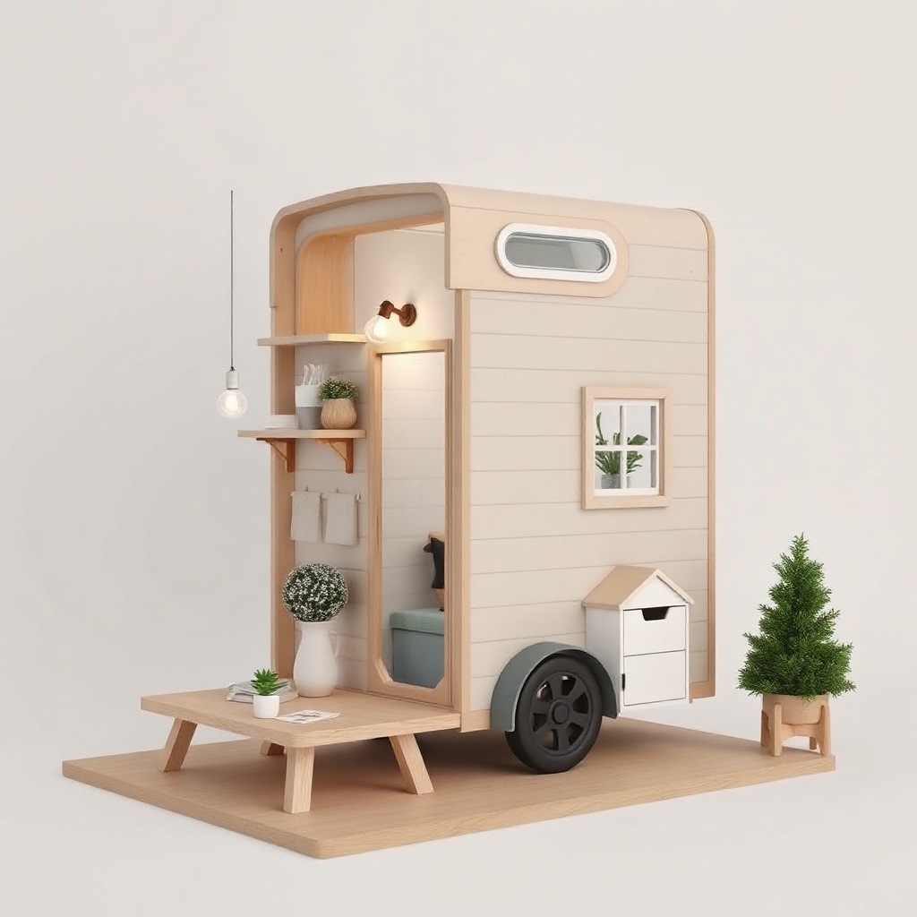 MiniEv tiny house modüler mutfak