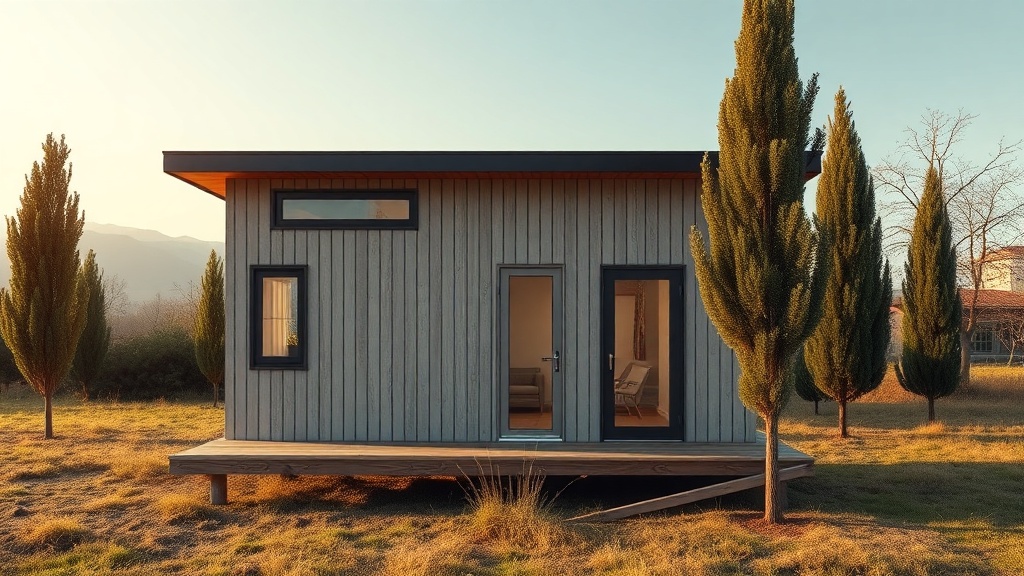 MiniEv Tek Katlı Tiny House İçin Cephe Kaplama Malzemeleri: Dayanıklılık ve Estetik
