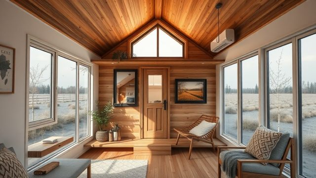 MiniEv Tek Katlı Tiny House İçin İklimlendirme Sistemleri Verimli Çözümler