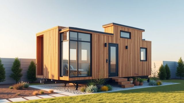 MiniEv Tek Katlı Tiny House İçin Şık Kapı Çözümleri: Tasarım ve İşlevsellik