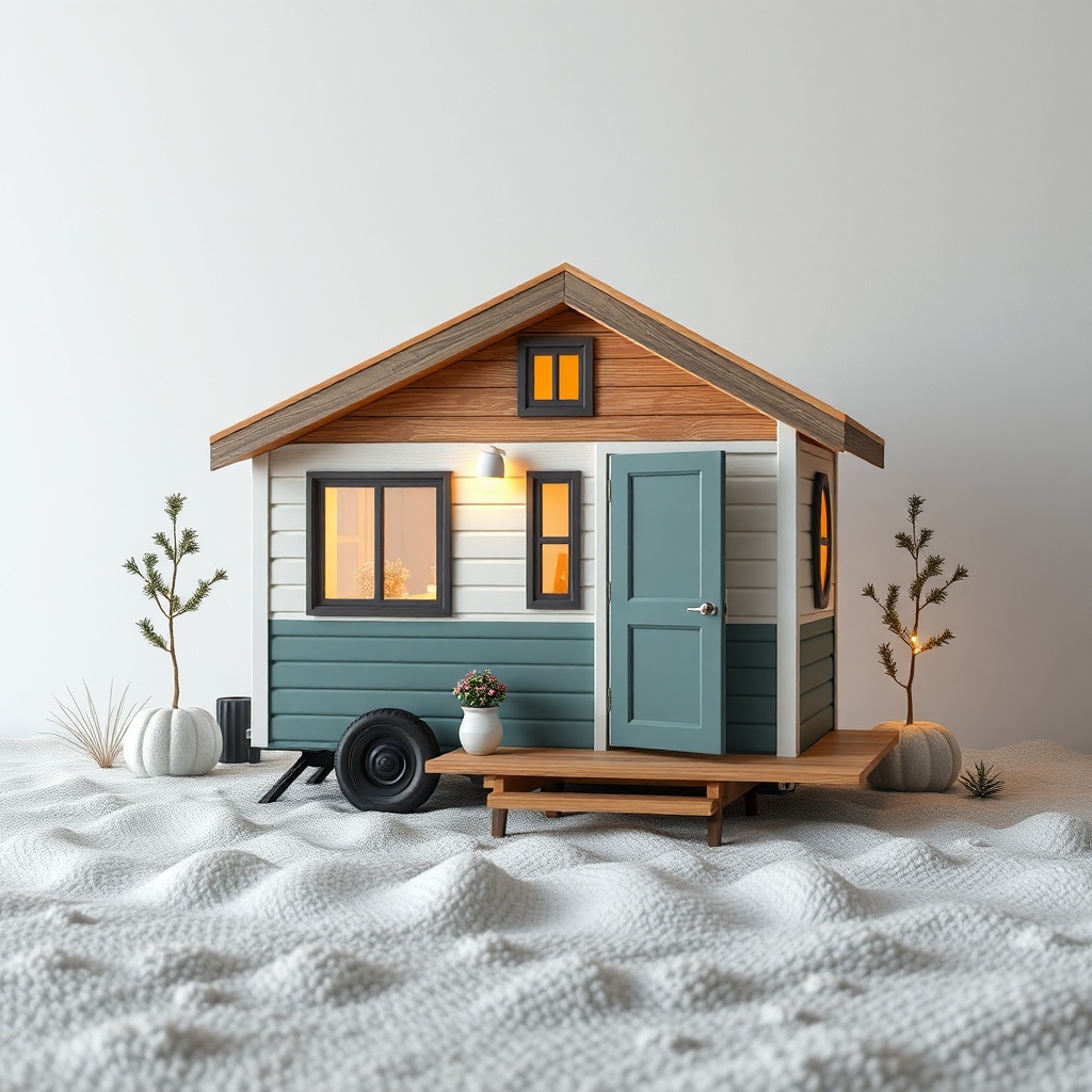 MiniEv tiny house mutfak