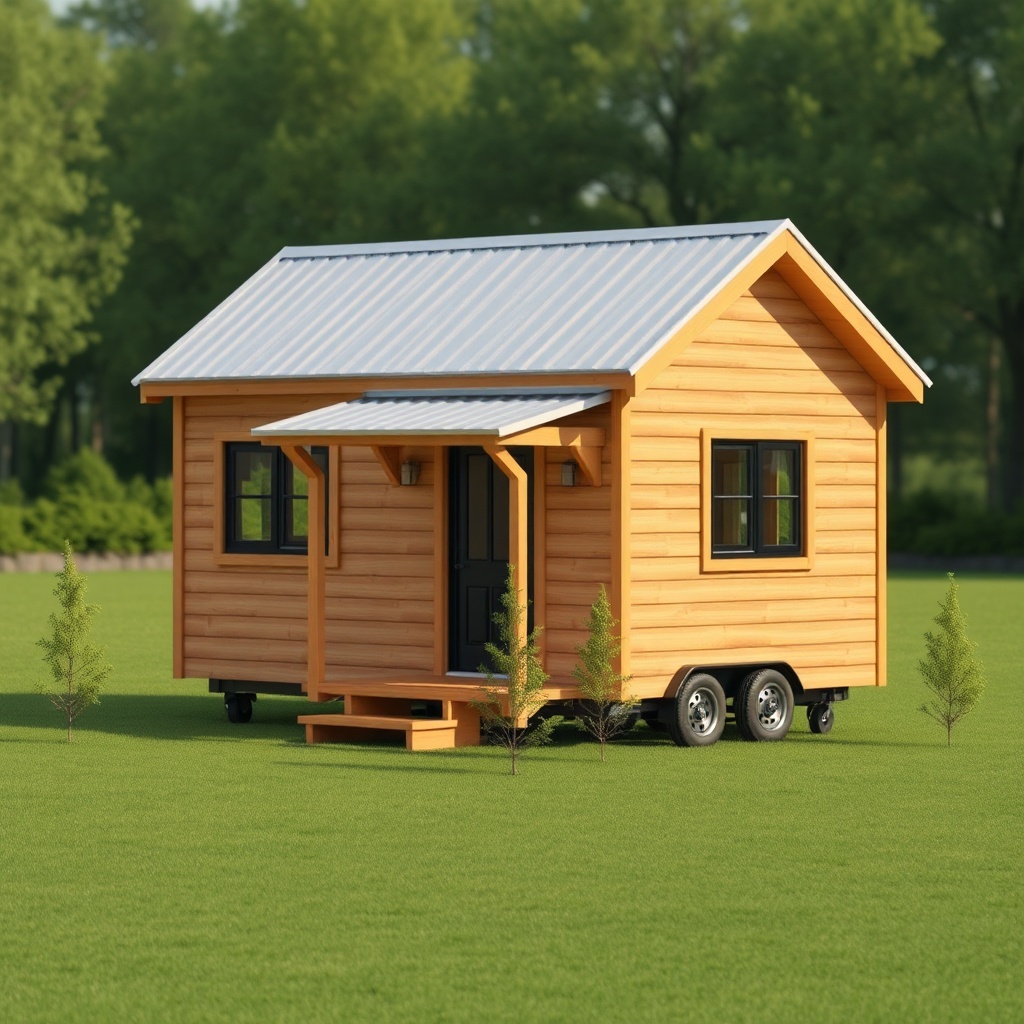 A Turkish tiny house with a single-story design